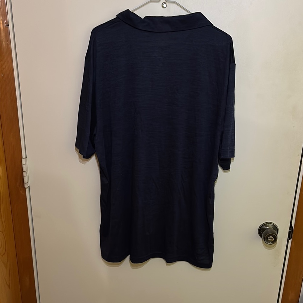 Fanatics Navy Polo with White NY Yankees Logo - Picture 3 of 3